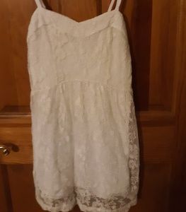 Abercrombie & Fitch White Lace Sundress